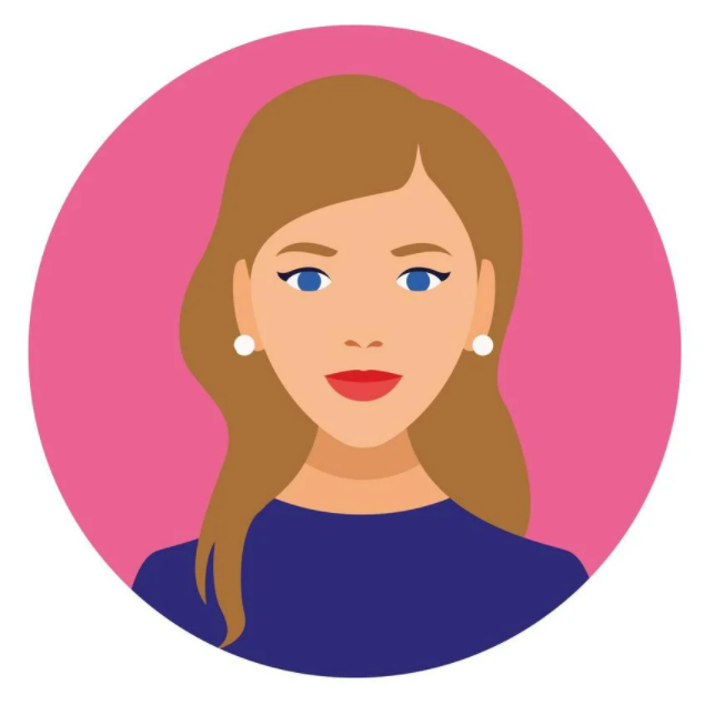 Illustration of female headshot